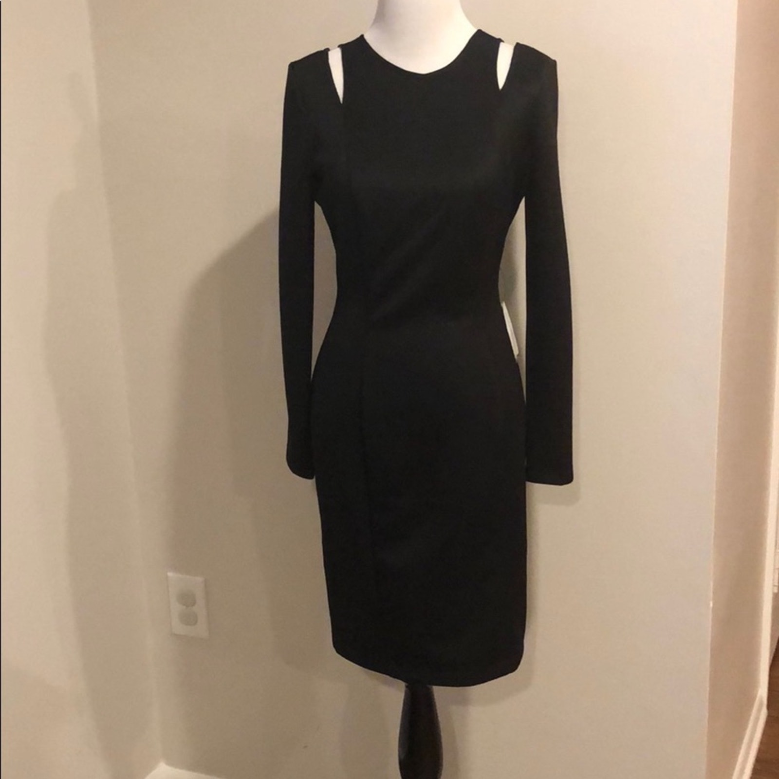 Alexia Admor Dress Cutout Shoulder Open Back Black — image 4 of 8